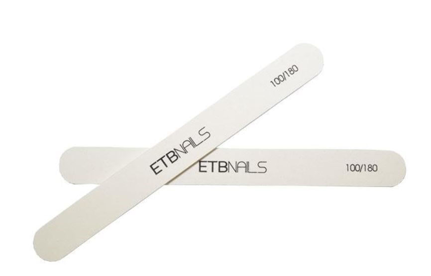 Pila dreapta Etb Nails alba 100/180